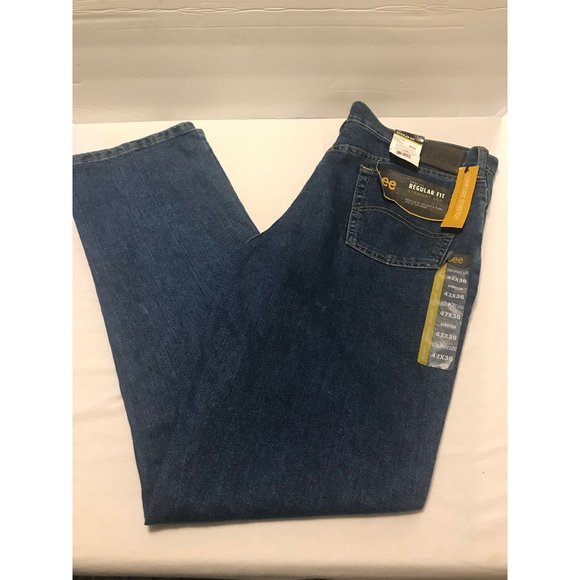 Nwt Mens regular fit Lee jeans 42x36 - Picture 1 of 5